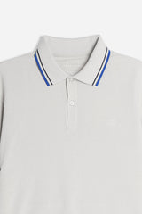 POLO IN PIQUET BASIC GRIGIO