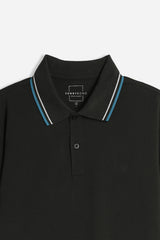 POLO IN PIQUET BASIC NERO