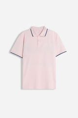 POLO IN PIQUET BASIC ROSA