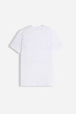 T-SHIRT GIROCOLLO BASIC STRETCH BIANCO
