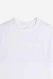T-SHIRT GIROCOLLO BASIC STRETCH BIANCO