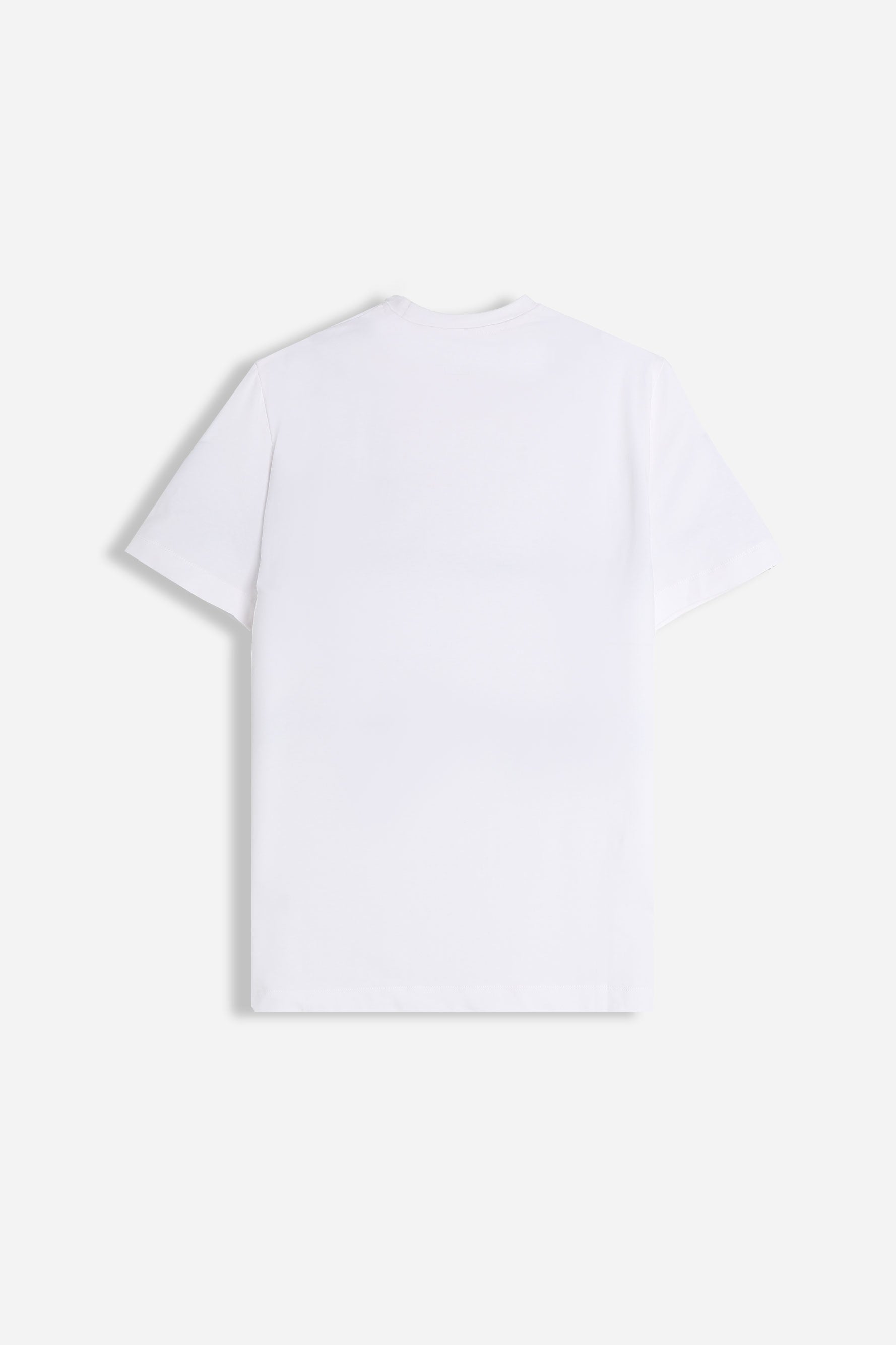 T-SHIRT GIROCOLLO BASIC STRETCH BIANCO
