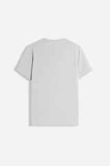 T-SHIRT GIROCOLLO BASIC STRETCH GRIGIO GHIACCIO