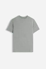T-SHIRT GIROCOLLO BASIC STRETCH GRIGIO SCURO