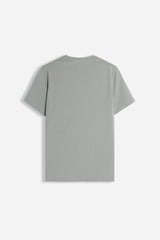 T-SHIRT GIROCOLLO BASIC STRETCH GRIGIO SCURO