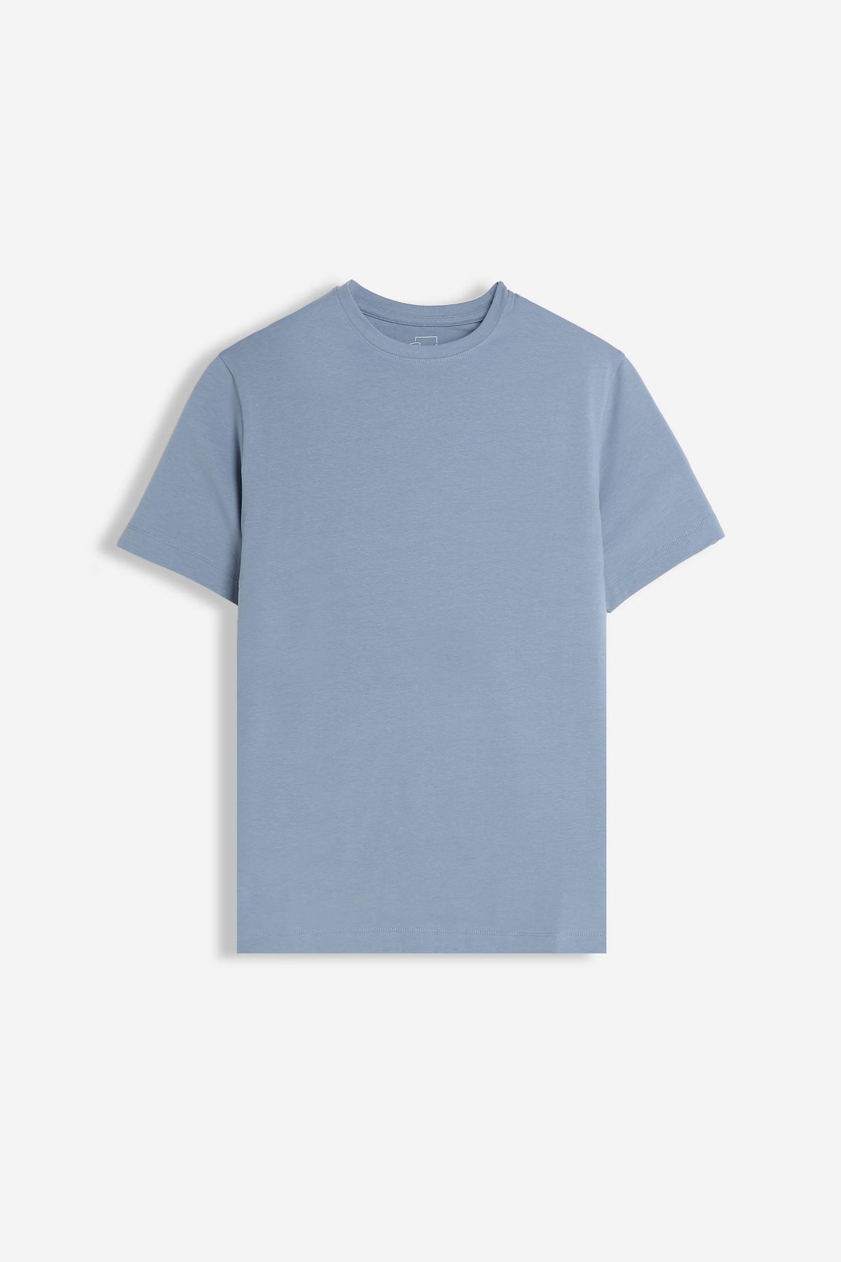 T-SHIRT GIROCOLLO BASIC STRETCH POLVERE