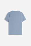 T-SHIRT GIROCOLLO BASIC STRETCH POLVERE