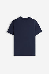 T-SHIRT GIROCOLLO MANICA CORTA BLEU