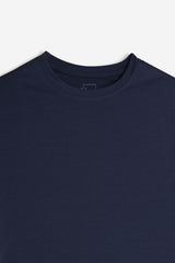 T-SHIRT GIROCOLLO MANICA CORTA BLEU