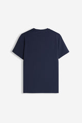 T-SHIRT GIROCOLLO MANICA CORTA BLEU