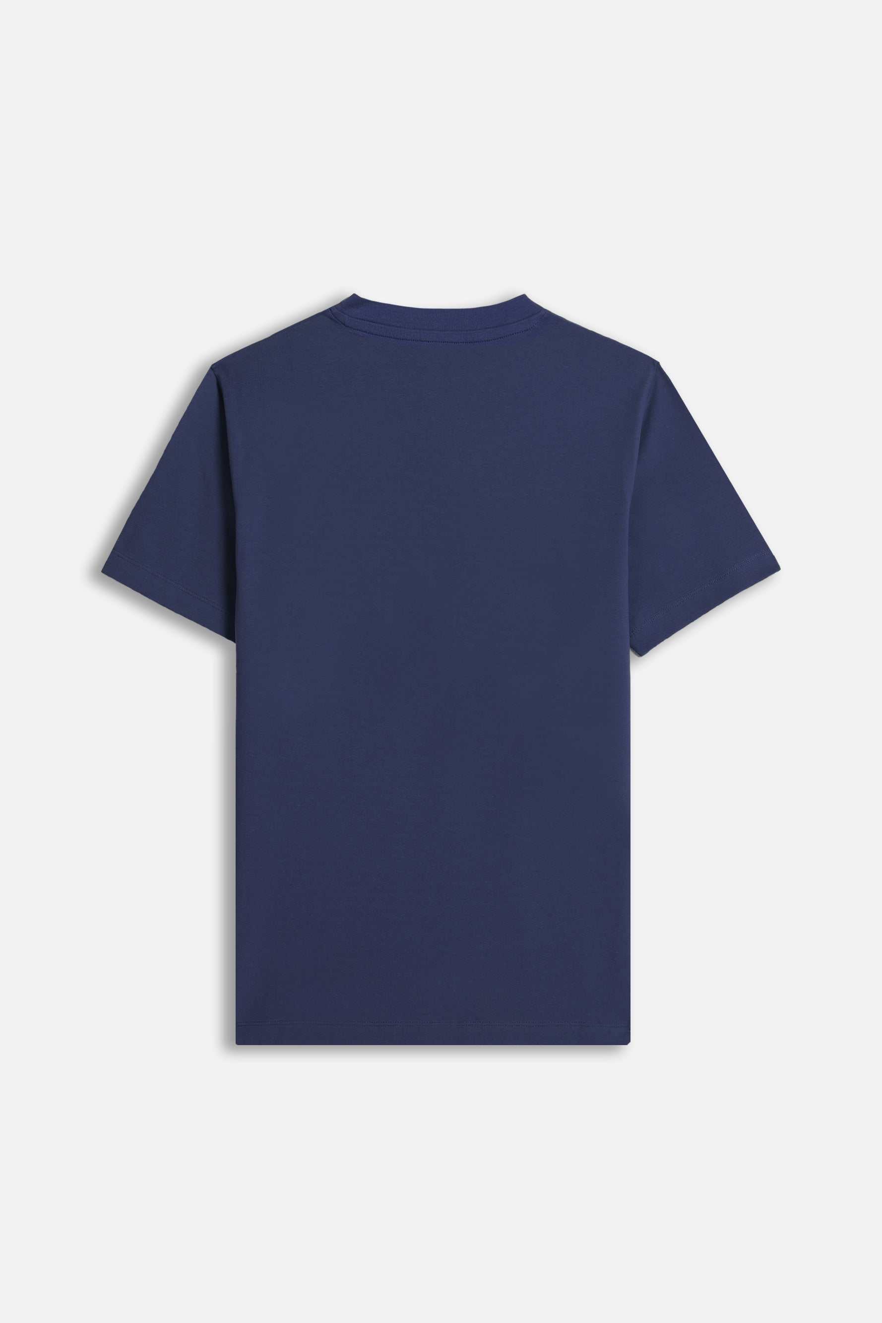 T-SHIRT SCOLLO A V ELASTICIZZATA BLEU