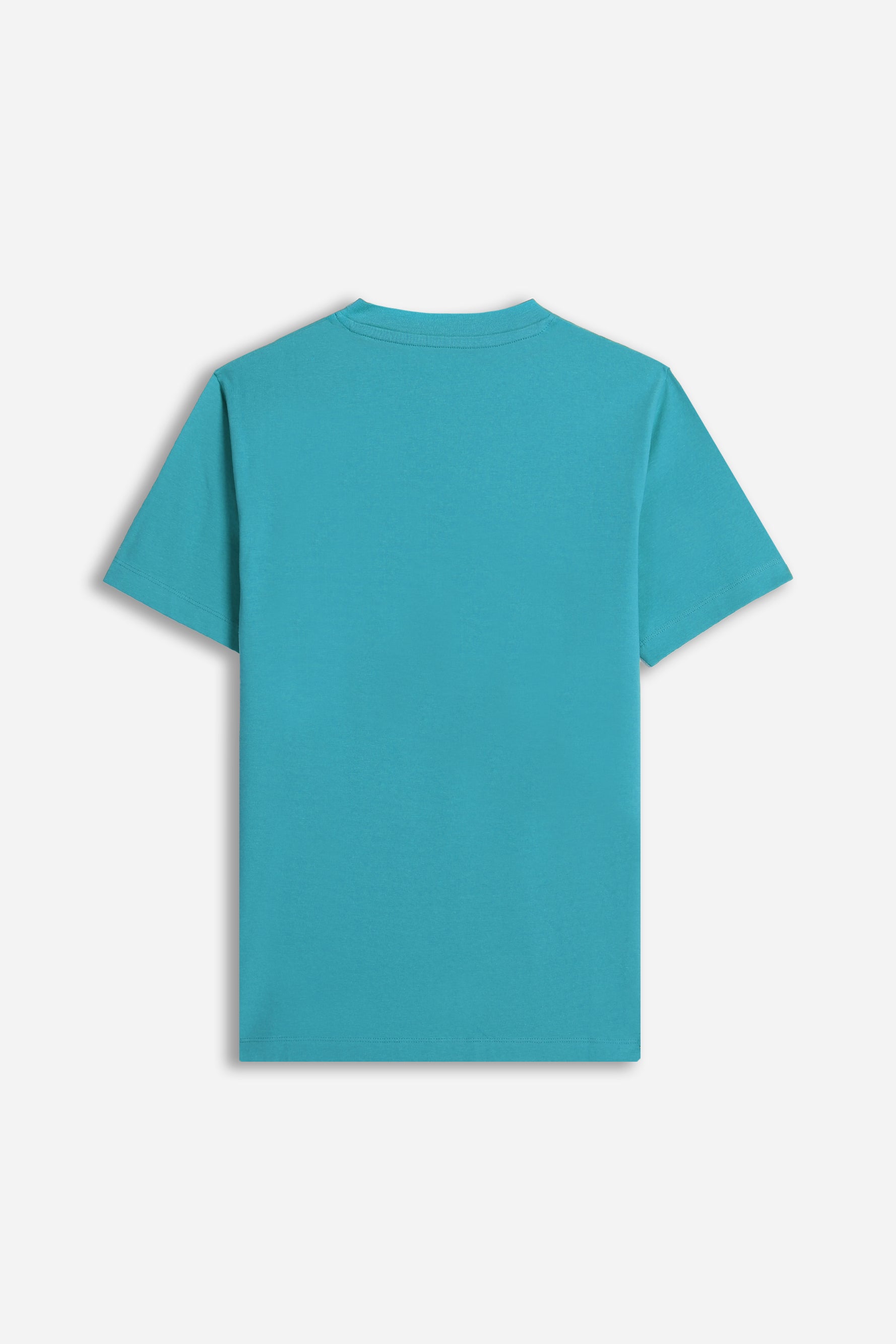 T-SHIRT SCOLLO A V ELASTICIZZATA VERDE SMERALDO