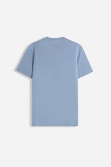 T-SHIRT SCOLLO A V BASIC STRETCH POLVERE