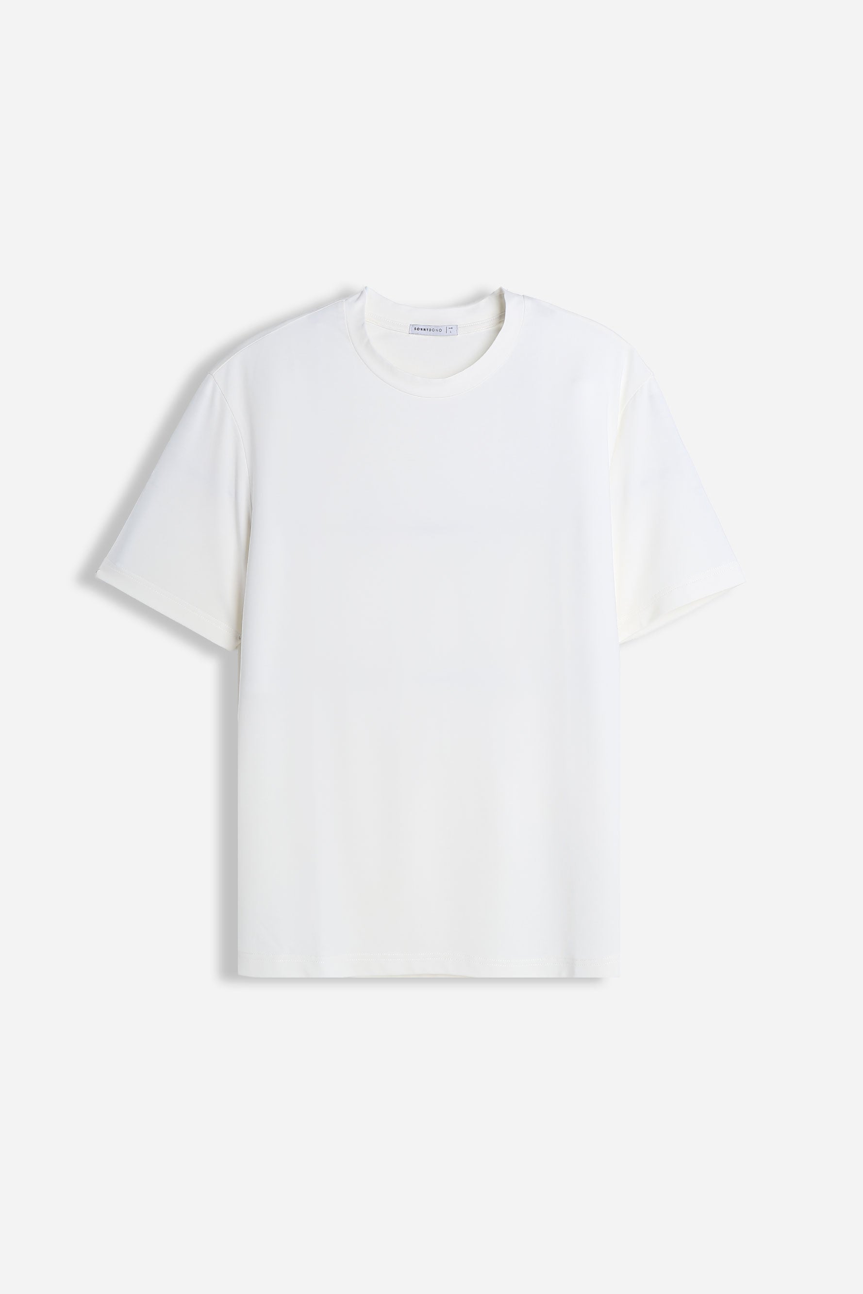 T-SHIRT GIROCOLLO SOFT TOUCH BIANCO