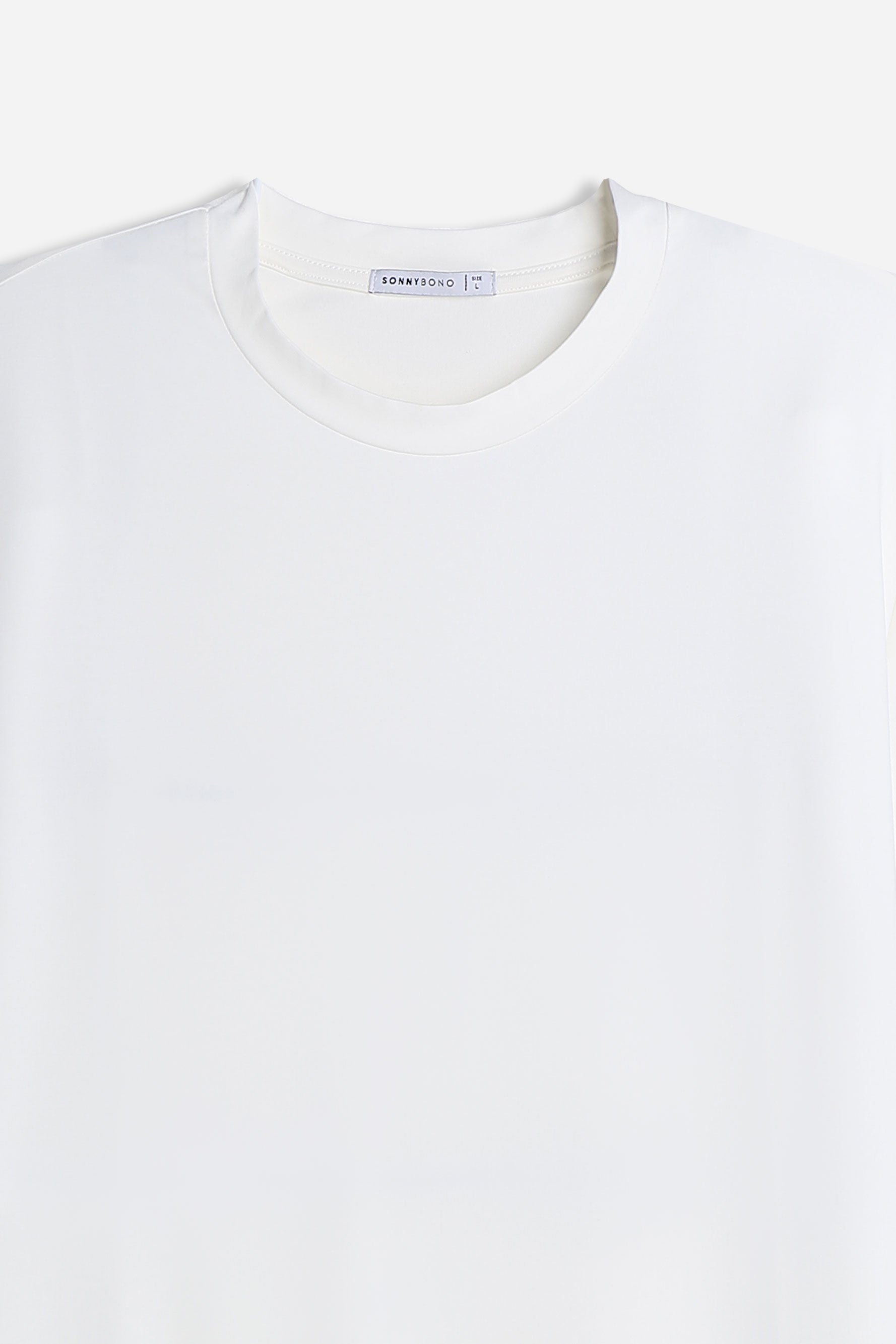 T-SHIRT GIROCOLLO SOFT TOUCH BIANCO