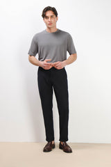 T-SHIRT GIROCOLLO SOFT TOUCH GRIGIO SCURO