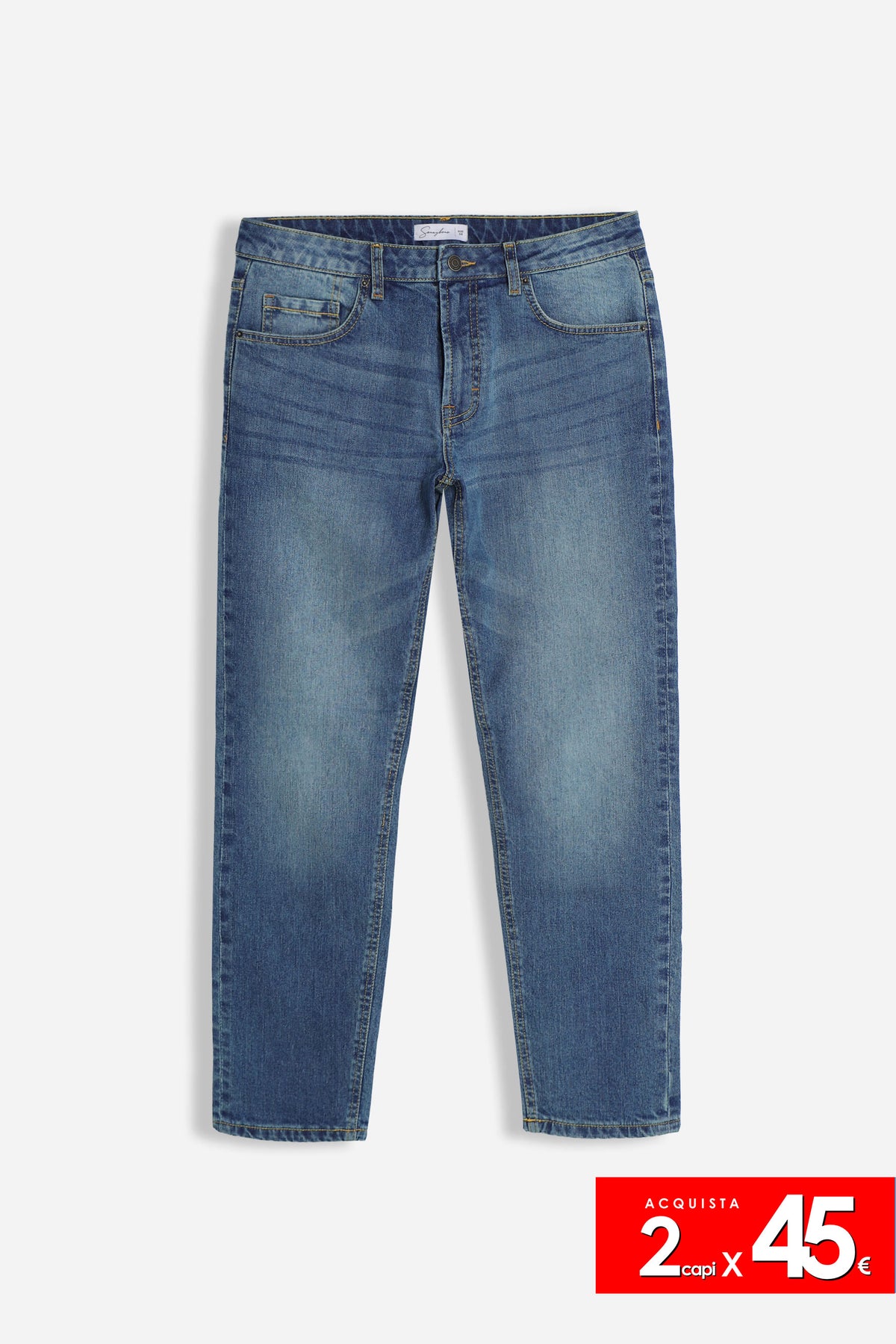 DENIM REGULAR FIT INDACO