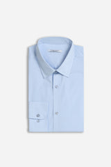 CAMICIA POPELINE BASIC CIELO - Sonnybono