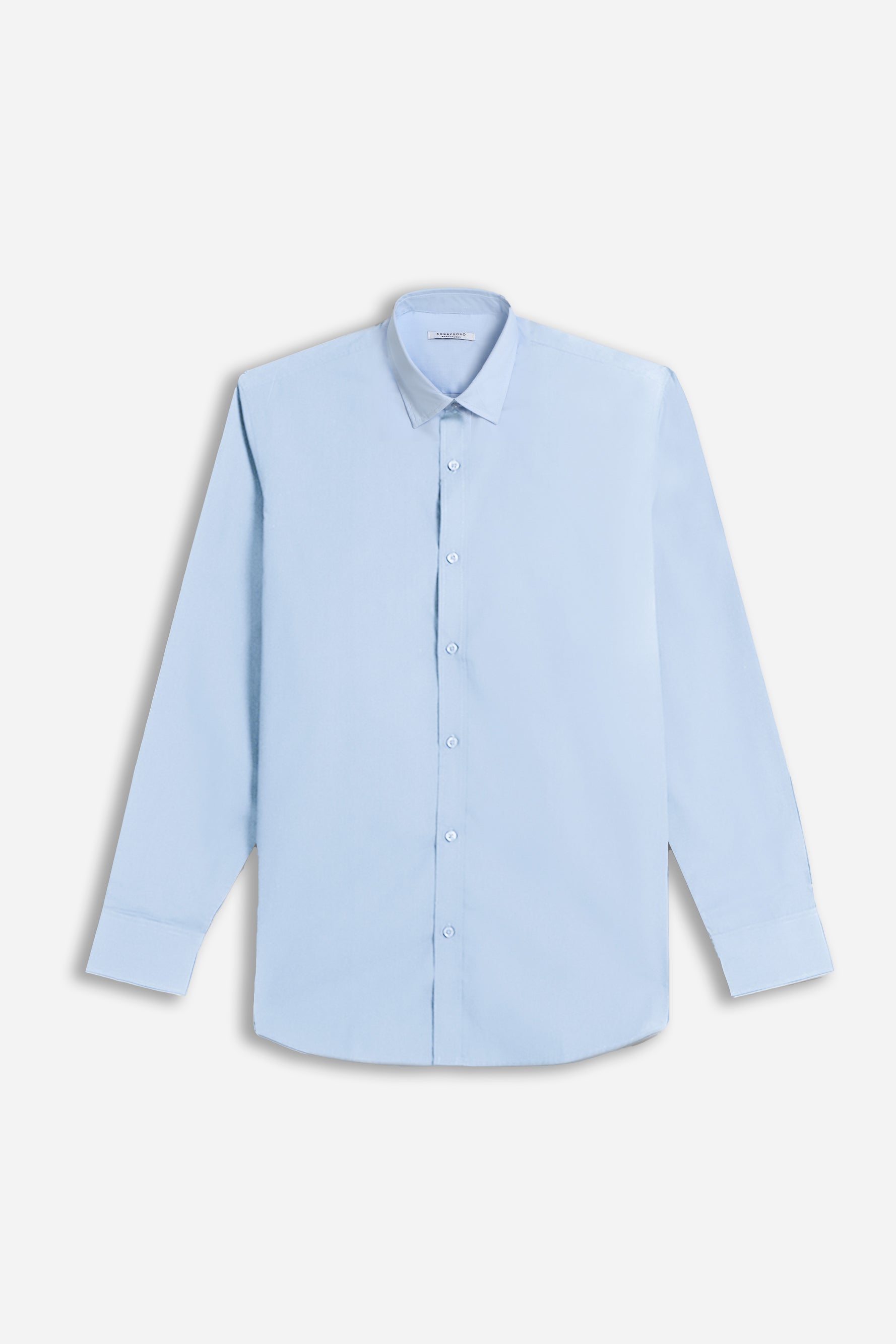 CAMICIA POPELINE BASIC CIELO - Sonnybono