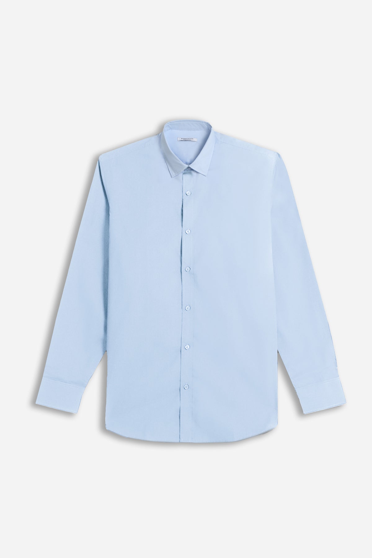 CAMICIA POPELINE BASIC CIELO