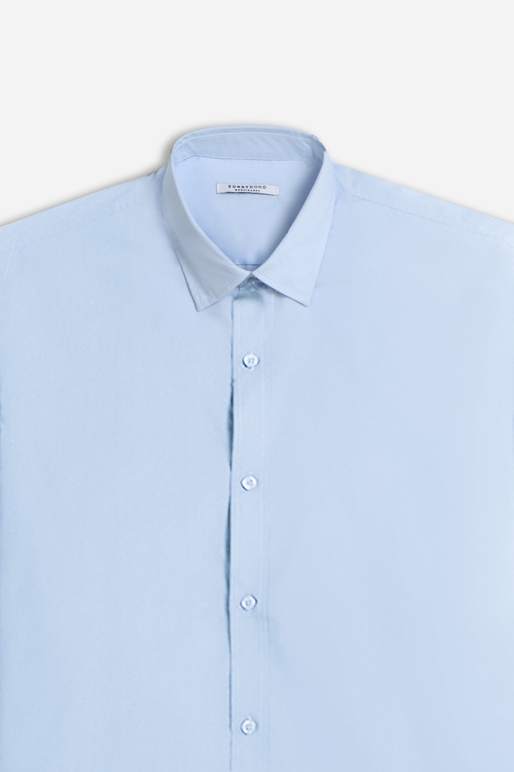 CAMICIA POPELINE BASIC CIELO - Sonnybono