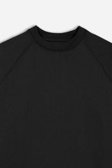 FELPA GIROCOLLO MANICA MORBIDA NERO - Sonnybono