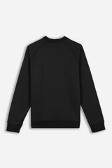 FELPA GIROCOLLO MANICA MORBIDA NERO - Sonnybono