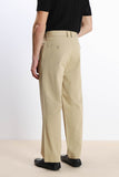 PANTALONE CHINO DOPPIA PENCE E CINTURINO BEIGE SCURO