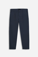 PANTALONE CHINO CON PENCES INDACO