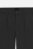 PANTALONE CHINO CON PENCES NERO