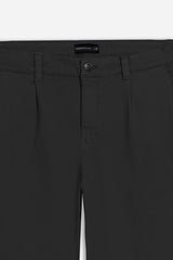 PANTALONE CHINO CON PENCES NERO