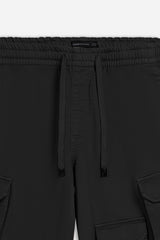 PANTALONE JOGGER CON TASCONI NERO
