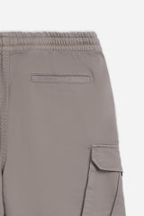 PANTALONE JOGGER CON TASCONI TORTORA