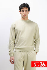 FELPA GIROCOLLO BASIC KAKI