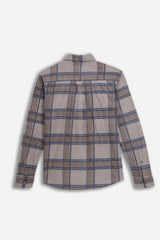 CAMICIA IN PILE FANTASIA TORTORA