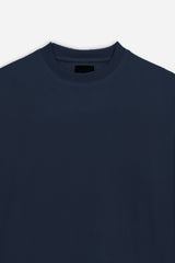 FELPA GIROCOLLO IN PILE BLEU