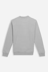 FELPA GIROCOLLO IN PILE GRIGIO CHIARO