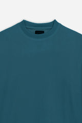 FELPA GIROCOLLO IN PILE PETROLIO