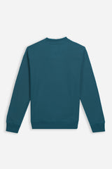 FELPA GIROCOLLO IN PILE PETROLIO