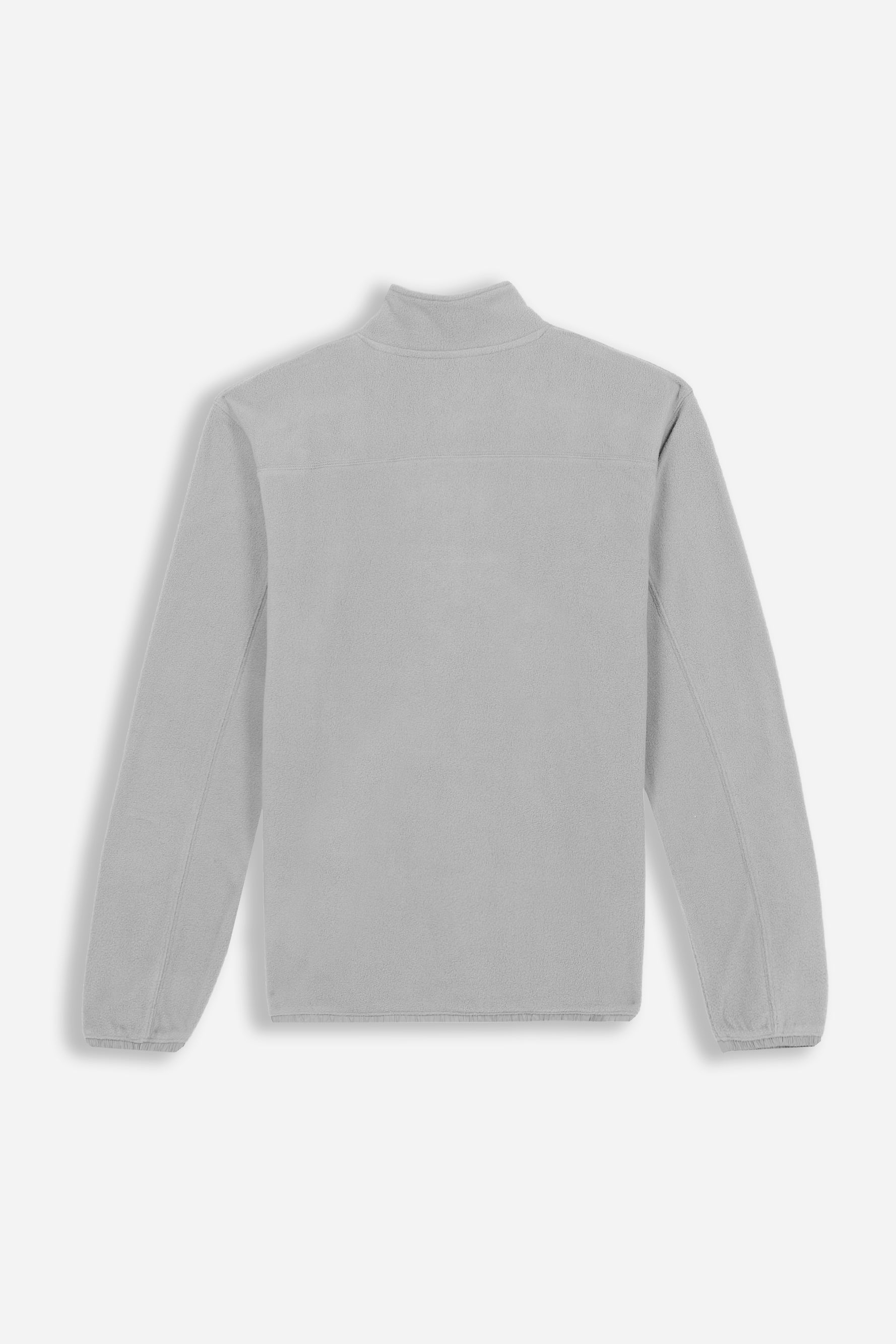 FELPA MEZZA ZIP IN PILE GRIGIO - Sonnybono