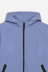 FELPA CON CAPPUCCIO E TASCHE AVION