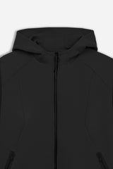 FELPA CON CAPPUCCIO E TASCHE NERO