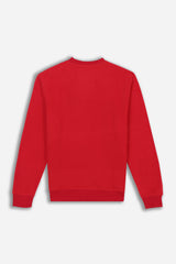 FELPA NATALIZIA IN PILE RUBINO