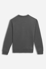 FELPA GIROCOLLO BASIC GRIGIO SCURO