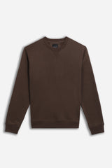 FELPA GIROCOLLO BASIC MARRONE