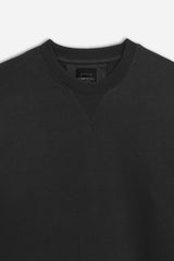 FELPA GIROCOLLO BASIC NERO