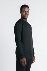 FELPA GIROCOLLO BASIC NERO