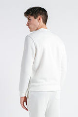 FELPA GIROCOLLO BASIC PANNA