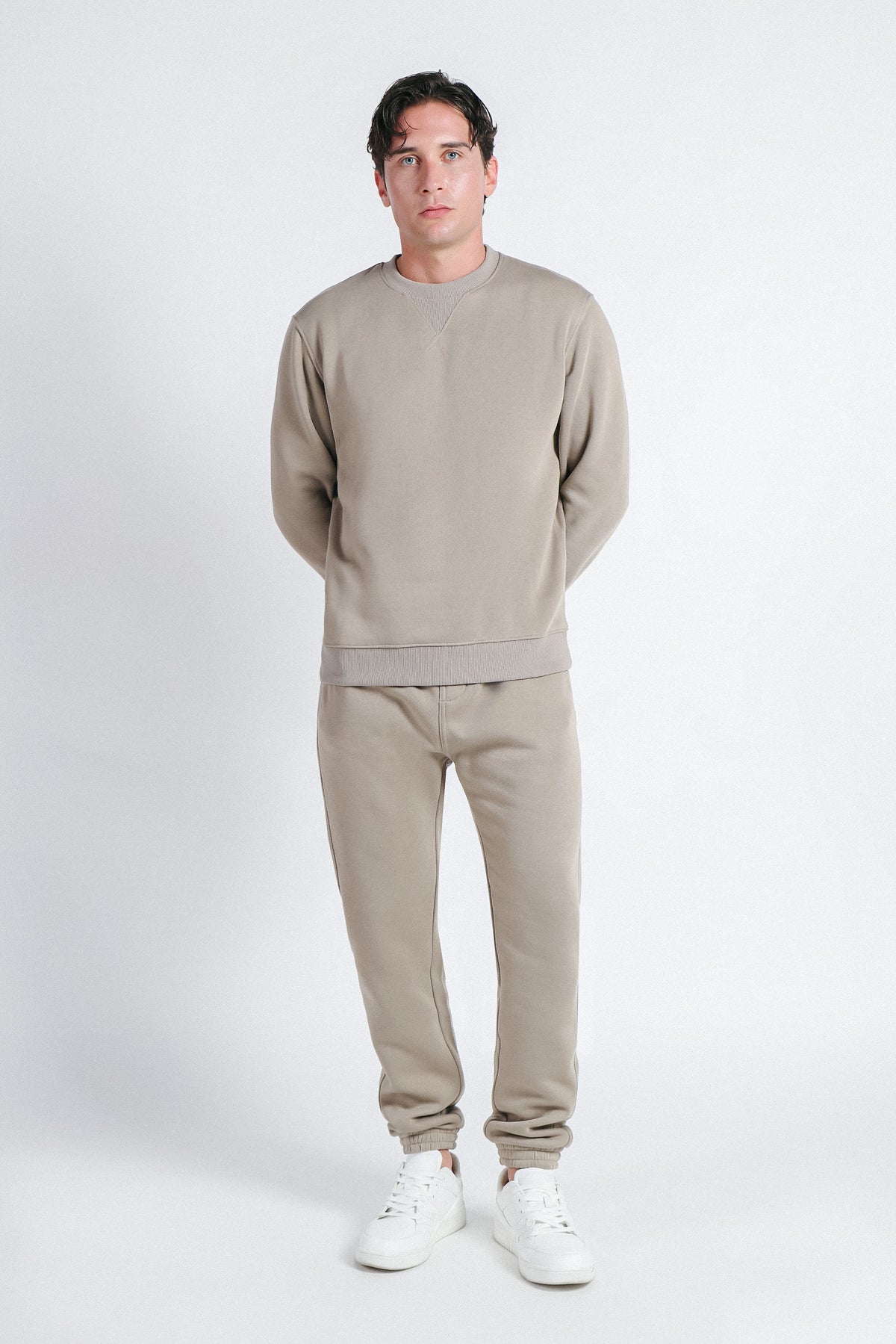 FELPA GIROCOLLO BASIC TORTORA