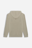 FELPA FULL ZIP CON CAPPUCCIO BASIC TORTORA - Sonnybono